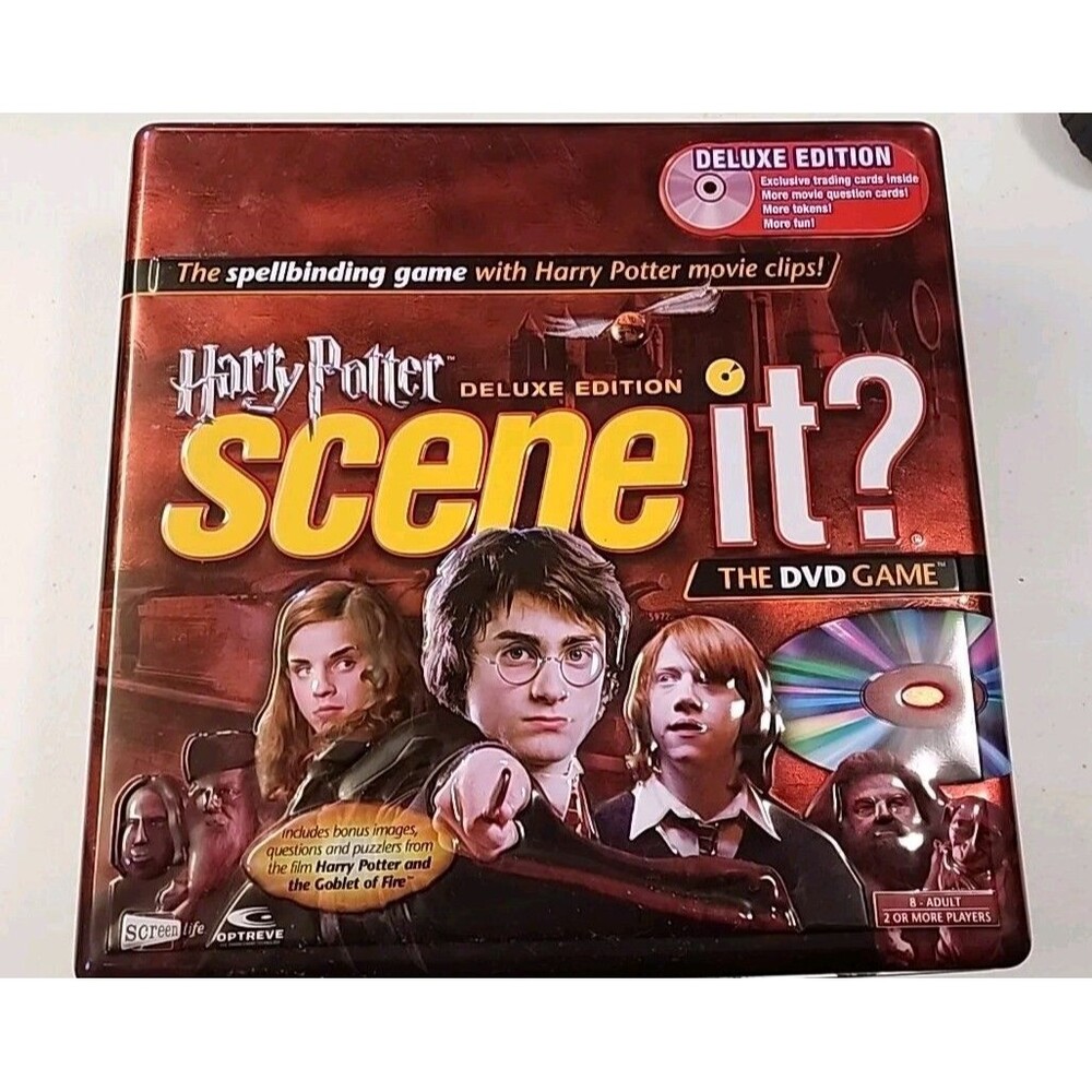 Harry Potter Scene It? The DVD Game 100% Complete Game In Metal Box